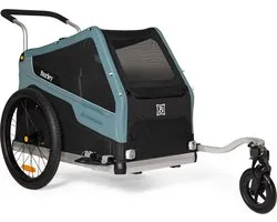 Burley Bark Ranger Fietskar – Fietskar dieren – Fietskar Hond – Inklapbaar – Jogger – Zwart Blauw