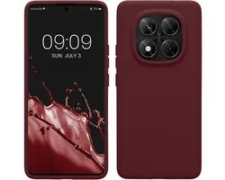 kwmobile telefoonhoesje geschikt voor Xiaomi Redmi Note 14 Pro 5G/14 Pro+ 5G/Poco X7 - Hoesje met siliconen coating - Smartphone case in bordeaux-violet
