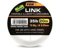 Link Crimpable Illusion Fluorocarbon - 20M Edges Fox