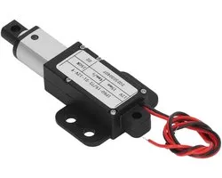 12V Micro-electric Linear Actuator 15mm Stroke 150N - High Speed, Low Noise Small Linear Actuator for DIY Robot, Sofa, Massage Recliner - With Bracket