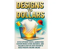 Designs to Dollars: Ditch upfront costs, launch your custom merch store instantly, and follow a step-by-step system to build passive income online
