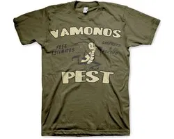 Breaking Bad Vamanos Pest T-Shirt Olive-XL