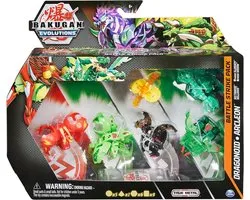 Bakugan Evolutions Battle Strike Pack met 6 Actiefiguren, 9 Handelskaarten en 8 Baku Cores
