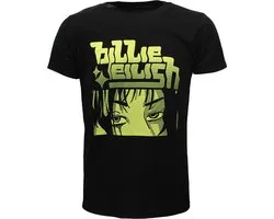 Billie Eilish Anime Billie Logo T-Shirt - Merchandise Officielle