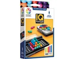 SmartGames IQ Puzzler Pro - Logisch Denkspel & Reispuzzel - 120 Opdrachten in 2D en 3D - Educatief Solospel voor Kinderen en Volwassenen - Vanaf 6 Jaar