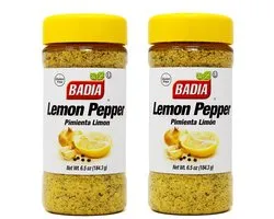 Badia Spices | Lemon Pepper | Citroenpeper | 2 x 184.3 gram | Multipack