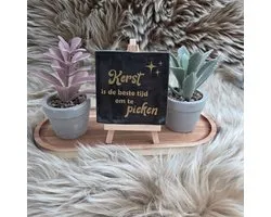 Tuile de Noël avec texte - Noël est le meilleur moment pour atteindre Pointes - Cadeau Humour - Tuile de vœux robuste - Cadeau - Noël - Vacances