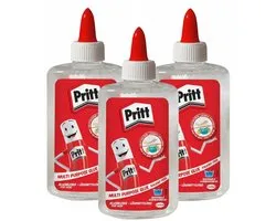 Colle Multi -usages Pritt Multi Glue - 3x - flacon de 150 g - colle pour loisirs créatifs - colle pour bricolage - pour divers matériaux