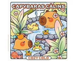 Hachette Heroes – Cozy Colo – Kleurboek – Capybara’s – 170 g papier