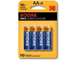 Kodak Max Alkaline Battery Aa Lr6 Blister * 4 | KODAK