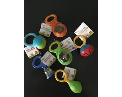 set bestaande uit 6 babyrammelaars halilit vanaf 3 maanden