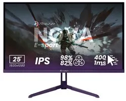 Arozzi Nova 25" E-Sport Gaming Monitor - Full HD IPS - 400Hz - Violet
