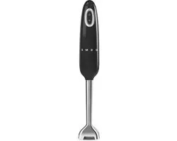 SMEG HBF11BLEU Staafmixer - 700W - Variabele Snelheid - Turbofunctie - FlowBlend™ Technologie - RVS Mixervoet - '50s Style - Zwart