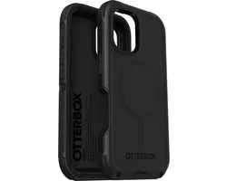 OtterBox Defender Hoesje Geschikt voor Apple iPhone 16 - Back Cover Compatibel met MagSafe - Beschermhoes - DROP+ - Valbestendig - Zwart