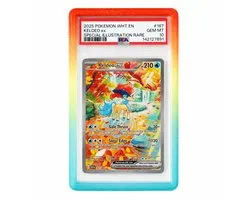 TCGprotection - PSA Guard - Primatic Aura (regenboog kleur) Gradient met glittereffect / Slab Bumper - Beschermhoes voor Pokemon, MTG, TCG, Yu-Gi-Oh & One Piece - Verzamelen