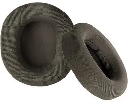 Coussinets d'oreille Somstyle compatibles avec les casques Steelseries Arctis 1, 3, 5, 7, 7P, 7X, 9 et 9X Pro (sans fil) - 2 pièces - Mousse souple - Gris foncé