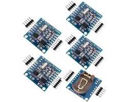5PACK RTC I2C Module Arduino I2C RTC DS1307 AT24C32 Real Time Clock Module 24C32 Memory High Precision For AVR ARM PIC - ShopVlot