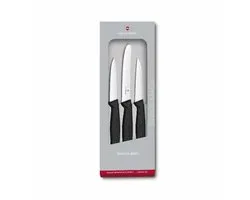 Victorinox Swiss Classic Set de cuisine 3 pièces - Zwart - Lisse/dentelé