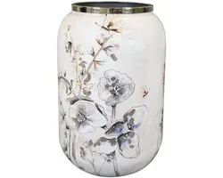TS Collection - Pot de fleurs haut Moonlight meadow - 30x42 - Métal & Époxy - Articles d'intérieur exclusifs - Fait à la main - Impression unique - Designed by Lammie