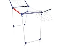 Leifheit droogrek Pegasus 200 Solid - 20 m drooglengte incl. houders voor klein wasgoed