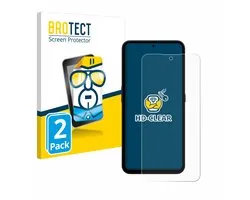 BROTECT - Screenprotector voor Nothing CMF Phone 1 - Folie Beschermfolie transparant 2 Stuks