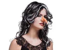 BOLAND BV - Accessoire Halloween nez de sorcière adulte - Accessoires> Oreilles> Nez