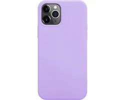 Coque en siliconen hoesje Ceezs Pantone adaptée pour Apple iPhone 12 Pro Max - violet