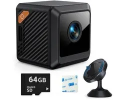 Mini caméra cachée – Caméra Spy WiFi 1080p – Détection de mouvement et vision nocturne – Avec application et carte SD 64 Go
