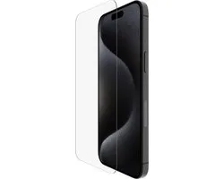 Belkin ScreenForce, Apple, iPhone 15 Max, Résistant aux impacts, Résistant aux rayures, Translucide, 1 pièce(s)