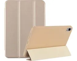 iPad Mini 6 sleeve Goud - iPad Mini 2021 sleeve - iPad Mini 6 case cover - Cover iPad Mini 6 bookcase - iPad Mini 6 case soft Silicone smart cover