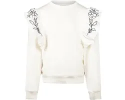 No Way Monday Meisjes Bloemen Trui - Tofu