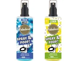 Fabulosa- Spray en Poop- Two Pack!