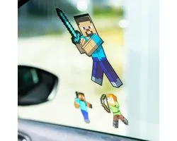 Mojang Studios - Minecraft - Set Raamstickers - Bureaustickers