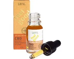 LAYV® 20% CBD - Olie Druppels - Natuurlijk Hennep Extract - Full Spectrum - Milde Smaak
