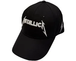 Metallica - Casquette de baseball Text & M Logos - Noir