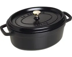 Cocotte Staub - ovale - 29 cm - noir