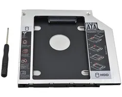 Oneay Universele 9,5 mm 2,5'' SATA naar SATA 2e HDD SSD harde schijf adapter tray kit behuizing optische drive bay voor laptop cd dvd rom superdrive bay