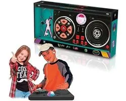 Allvia® DJ Set Enfants - Pioneer dj - DJ Set - avec différents socles et effets disco - Inclus boule lumineuse - Noir - 26cm x 53cm x 8cm