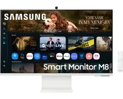 Samsung Smart Monitor M8 LS32FM801UUXEN - 4K Smart Monitor - 32 Inch
