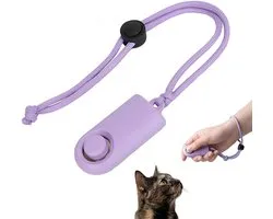 1 Pezzo Clicker Per Cani, Suono Chiaro Leggero E Durevole, Clicker Con Cordino Per Cani E Gatti (Plastica, Viola, 1 Pezzo)