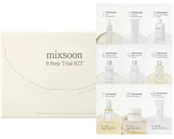 Mixsoon Glass Skin Trial Kit - Ensemble de soins coréens - 9 pièces