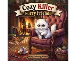 Silly Funny Coloring Book- Cozy Killer Furry Friends