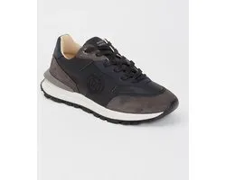 Mason Garments Trail Runner sneaker van leer - Zwart - Maat 46