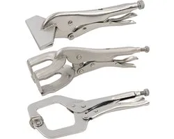 Jeu de 3 pinces à souder Silverline