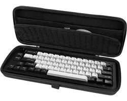 Étui de voyage rigide et durable pour clavier compact à 65 %, protection et rangement pour claviers sans fil et filaires, compatible avec Keychron Q2, Corsair K65 PRO et ASUS ROG Falchion NX 65%