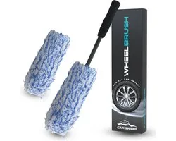 Carsweep® Velgenborstel - Zachte microvezel poets borstel - 42 CM