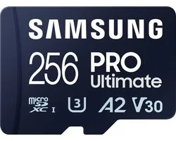 Samsung PRO Ultimate - Micro SD Kaart met Kaartlezer - 256 GB