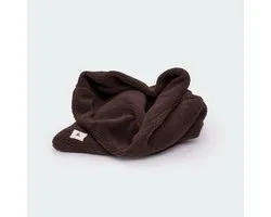 Trimmi honden slaapzak teddy - hondencave - cozy cave - dierenslaapzak - hondengrot - hondenslaapzakken - hondenkussen - hondenmand - hondenbed - Chocolate