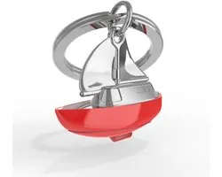Metalmorphose Boat Keychain Boating Hobby Gift Accessory - Rouge