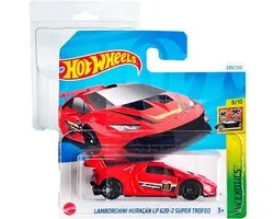 Hot Wheels HTC25 Lamborghini Huracán Lp 620-2 Super Trofeo 6 239 Racing Red 1:64 Hw Exotics 8/10